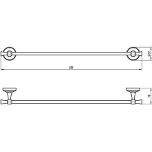 Полотенцедержатель Migliore Fortuna 27657 Золото