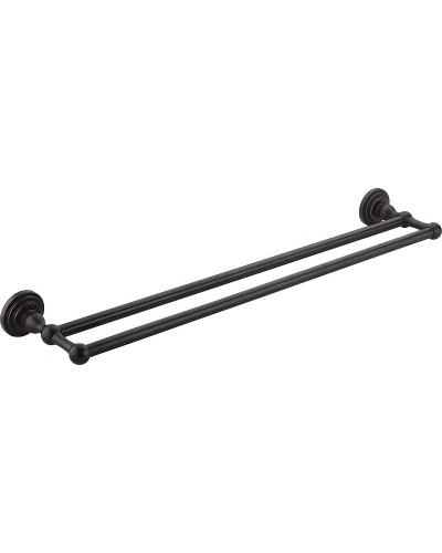 Полотенцедержатель WasserKRAFT Isar K-7340 двойной Темная бронза