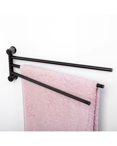 Полотенцедержатель WasserKRAFT Isar K-1633 поворотный Темная бронза