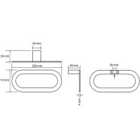 Кольцо для полотенец Bemeta Organic 157104381 Хром