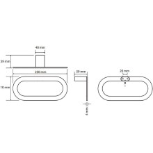Кольцо для полотенец Bemeta Organic 157104381 Хром