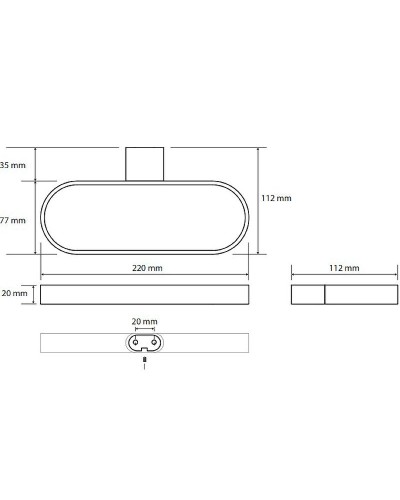 Полотенцедержатель Bemeta Organic 157104061 Хром