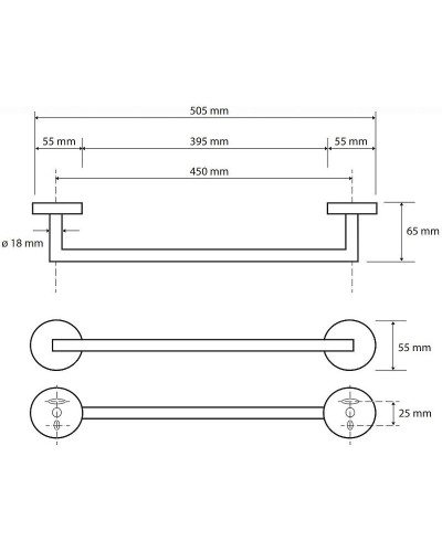 Полотенцедержатель Bemeta Brilo 161204020 Золото