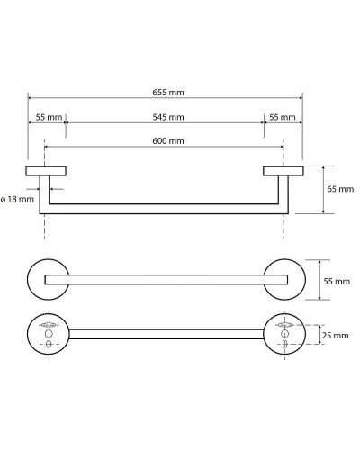 Полотенцедержатель Bemeta Brilo 161204042 Золото