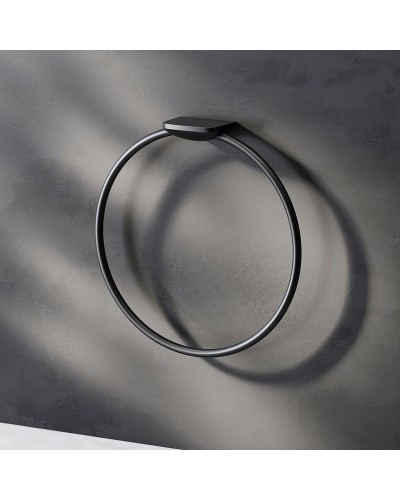 Кольцо для полотенец AM.PM Inspire V2.0 A50A34422 Черное матовое