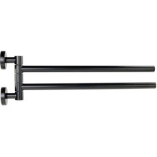 Полотенцедержатель Migliore Fortis 31765 двойной поворотный Черный матовый