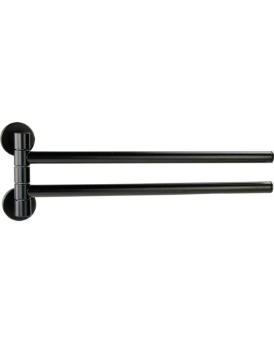 Полотенцедержатель Migliore Fortis 31765 двойной поворотный Черный матовый