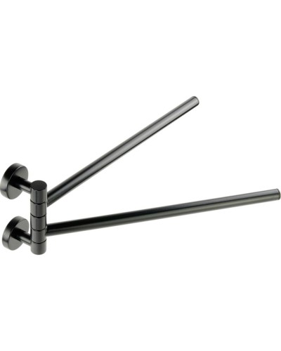 Полотенцедержатель Migliore Fortis 31765 двойной поворотный Черный матовый