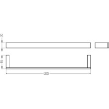 Полотенцедержатель Migliore Kvant 30241 Золото
