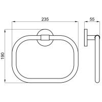 Кольцо для полотенец Noken Hotels N648000004