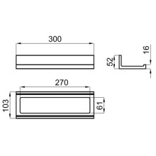 Полотенцедержатель 30 см Noken Essence C N643000088