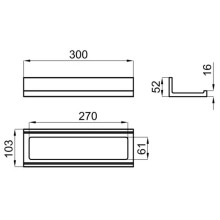 Полотенцедержатель 30 см Noken Essence C N643000091
