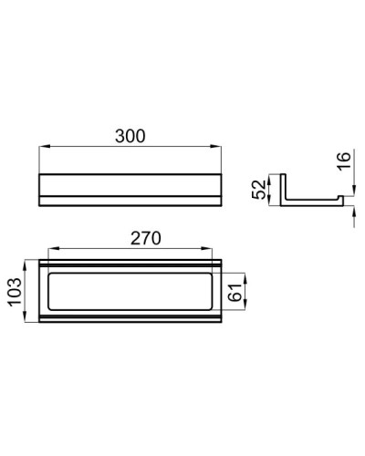 Полотенцедержатель 30 см Noken Essence C N643000091