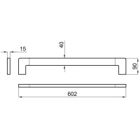 Полотенцедержатель 60,2 см Noken Urban-C N603470003