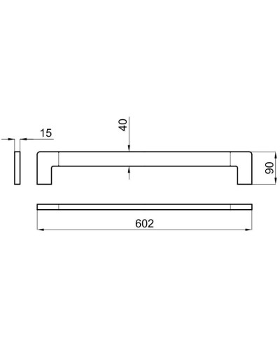 Полотенцедержатель 60,2 см Noken Urban-C N603470003
