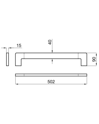 Полотенцедержатель 50,2 см Noken Urban-C N603470004