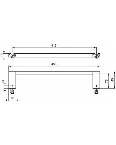 Полотенцедержатель Ideal Standard Connect E6981AA Хром