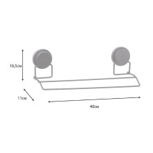 Полотенцедержатель Fixsen Magic Black FX-45002 двойной Черный матовый