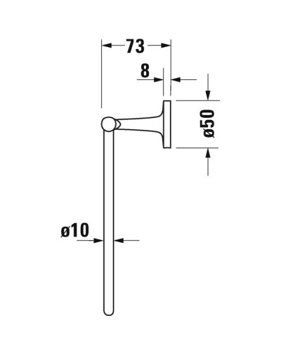 Кольцо для полотенец Duravit Starck T 0099471000
