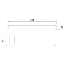 Полотенцедержатель Timo Torne 43050/03 Черный