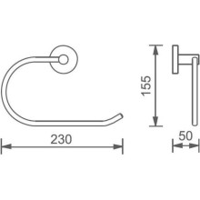 Кольцо для полотенец Aquanet 00241915