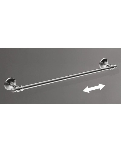 Полотенцедержатель с регулировкой длины от 50 до 80 см Art&Max Antic Crystal AM-E-2624CLS