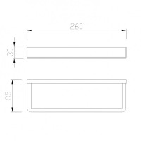 Полотенцедержатель Abber Westen AA1753G Золото матовое
