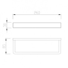 Полотенцедержатель Abber Westen AA1753G Золото матовое