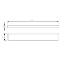 Полотенцедержатель Abber Westen AA1755 Хром