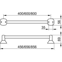 Полотенцедержатель 85,6 см KEUCO City.2 02701010800