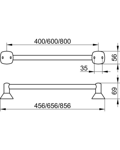 Полотенцедержатель 85,6 см KEUCO City.2 02701010800