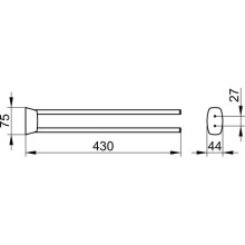 Полотенцедержатель 43 см KEUCO City.2 02718010000
