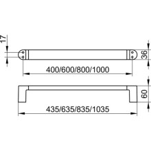 Полотенцедержатель 83,5 см KEUCO Elegance New 11601010800