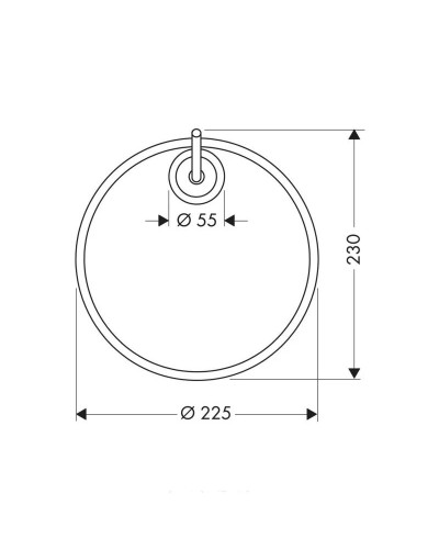 Кольцо для полотенец Axor Starck 40821000