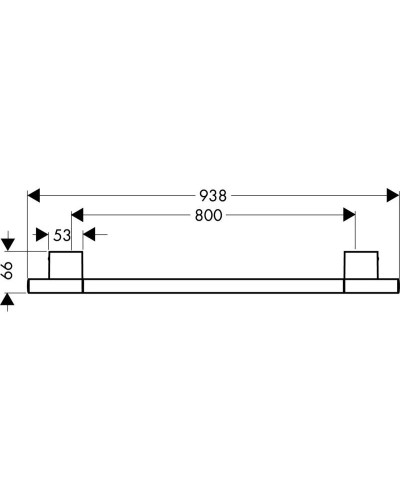Полотенцедержатель 93,8 см Axor Uno 41580000