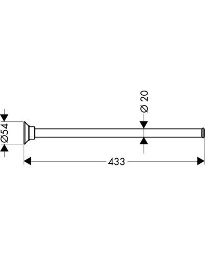 Полотенцедержатель 43,3 см Axor Montreux 42020000
