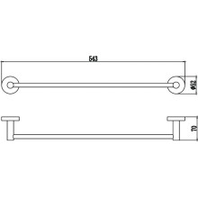Полотенцедержатель 54,3 см Savol 87 S-508724