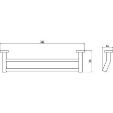 Полотенцедержатель 54,2 см Savol 87 S-508748