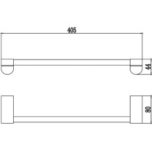 Полотенцедержатель 40,5 см Savol 73 S-407324