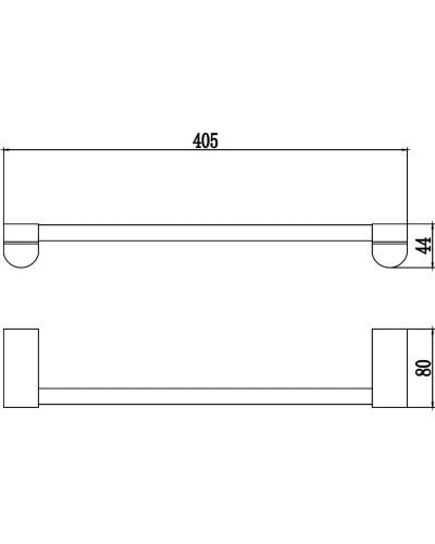 Полотенцедержатель 40,5 см Savol 73 S-407324