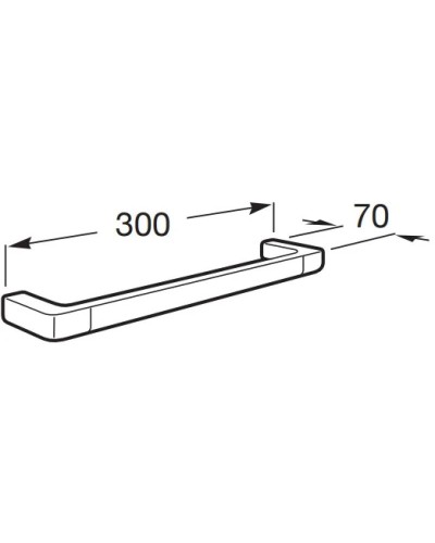 Полотенцедержатель 30 см Roca Tempo 817039022