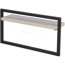 Полотенцедержатель с полочкой 40 см дуб орегон Акватон Лофт Урбан 1A255403LQX50