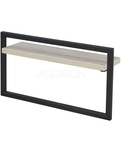 Полотенцедержатель с полочкой 40 см дуб орегон Акватон Лофт Урбан 1A255403LQX50