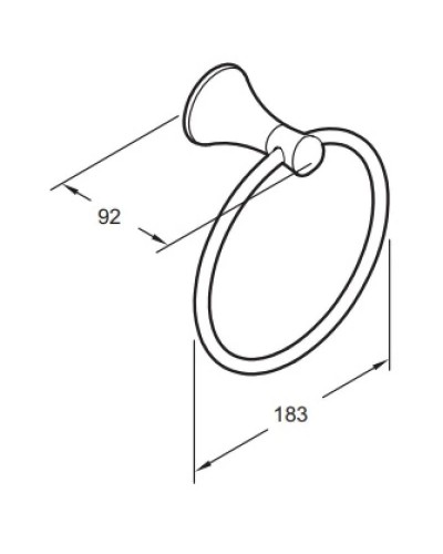 Кольцо для полотенец Jacob Delafon Coralais E13435-CP