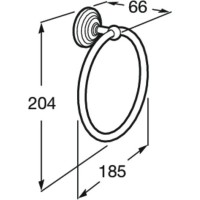 Кольцо для полотенец Roca Carmen 817002001