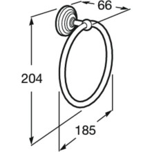Кольцо для полотенец Roca Carmen 817002001