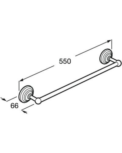 Полотенцедержатель 55 см Roca Carmen 817003001