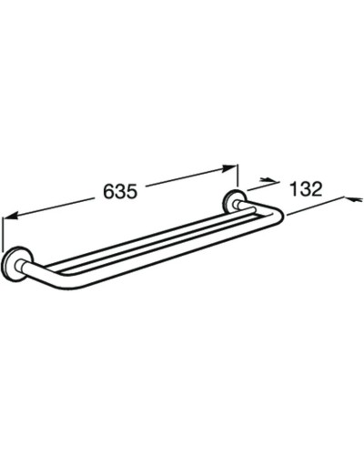 Полотенцедержатель 63,5 см Roca Hotels 816386001