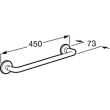 Полотенцедержатель 45 см Roca Hotels 816728001