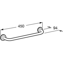 Полотенцедержатель 45 см Roca Hotels Classic 815420001